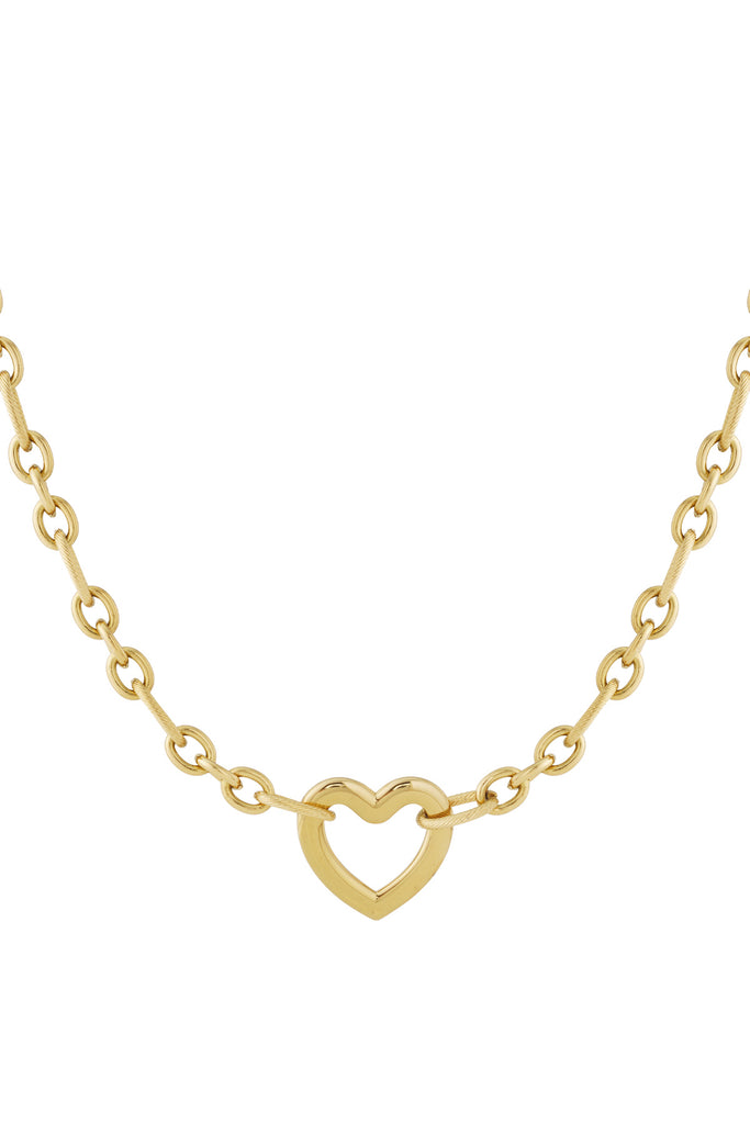 Ketting van harten, ketting dames. Verkrijgbaar bij Optiwatch.nl