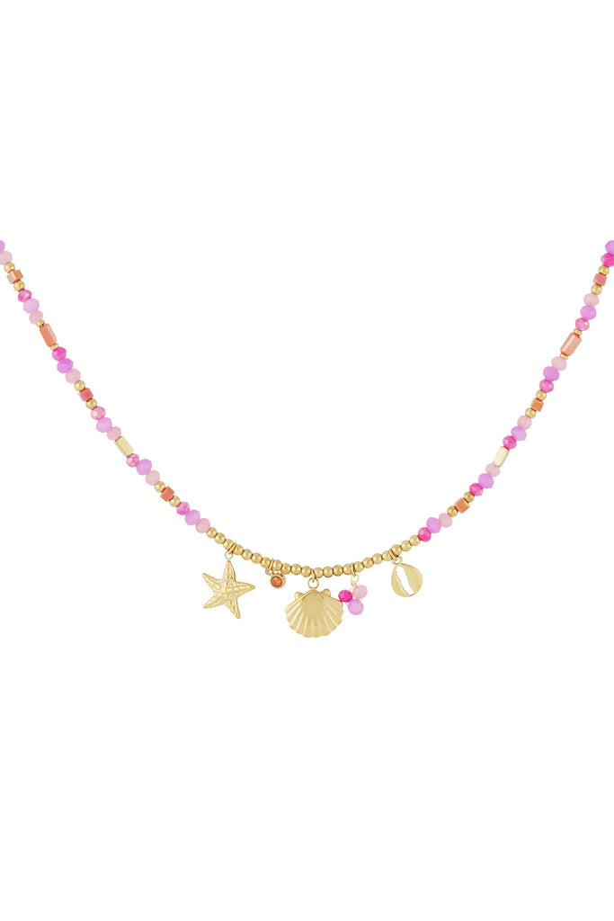 Queen of the sea Ketting - Fuchsia, ketting dames. Verkrijgbaar bij Optiwatch.nl